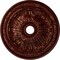 Ekena Millwork Flagstone Ceiling Medallion (Fits Canopies up to 3 7/8"), 30"OD x 3 7/8"ID x 3 1/4"P, Antique Copper CM30FLACS - alternate 1